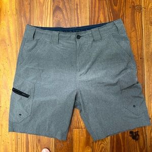 Denali Gray Cargo Shorts - 34” waist